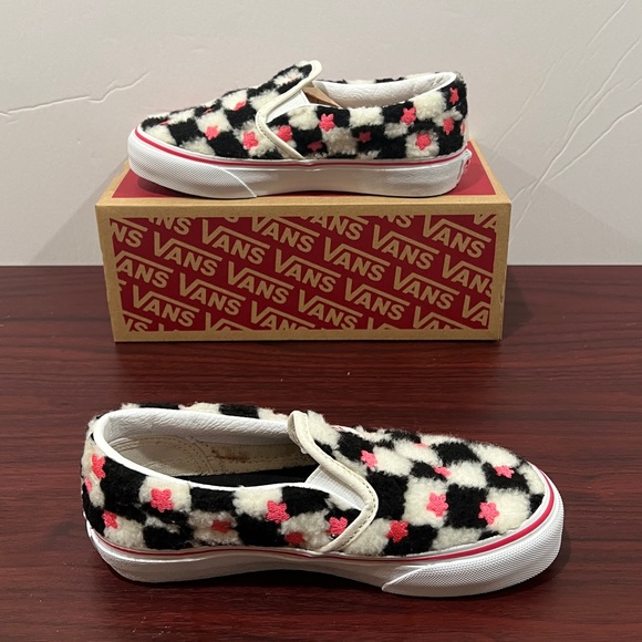 Vans, Classic Slip On, VN0A5KXM8CE, Sherpa Checkerboard - Picture 8 of 13